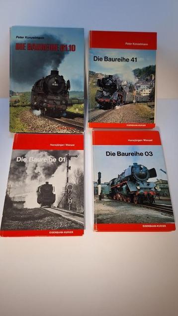 Boeken Eisenbahn Kurier DB 01, 03, 41 en 01.10 beschikbaar voor biedingen