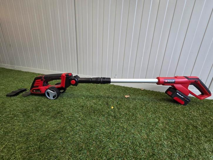 Einhell Accu Gras-/Heggenschaar GE-CG 18/100 Li T Solo, Tuin en Terras, Bosmaaiers, Zo goed als nieuw, Accu, 10 tot 30 cm, Ophalen of Verzenden