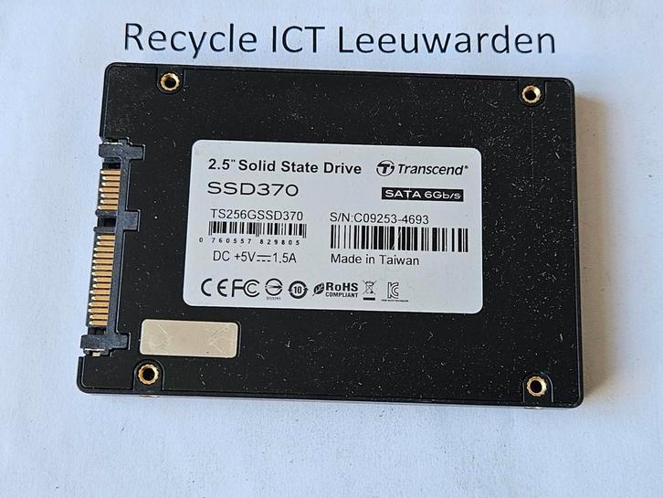 Transcend 256gb laptop ssd hdd hardeschijf, Computers en Software, Harde schijven, Gebruikt, Laptop, Intern, SSD, SATA, Ophalen of Verzenden