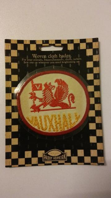 Vauxhall vintage auto patch embleem kleding motor Rare beschikbaar voor biedingen