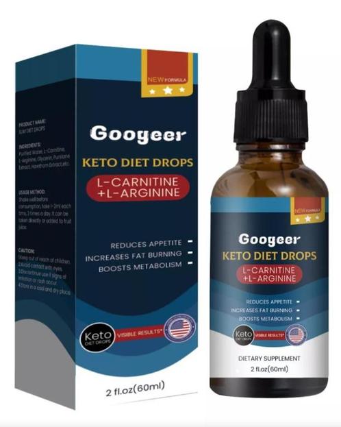 Googeer Keto diet drops (nieuw)60ml, Diversen, Verpleegmiddelen, Nieuw, Ophalen of Verzenden