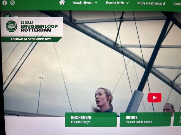 Startbewijs Bruggenloop 25 op 14/12 incl longsleeve shirt L, Sport en Fitness, Loopsport en Atletiek, Nieuw, Overige typen, Hardlopen