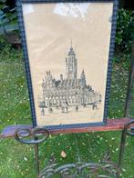 Pentekening ets Middelburg H Estgerbuh, Antiek en Kunst, Ophalen of Verzenden