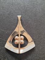 Aksel Holmsen Vintage Hanger Noorwegen 1960, Ophalen of Verzenden, Zilver