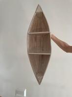 Houten wanddecoratie - boot met planken, Huis en Inrichting, Ophalen, Zo goed als nieuw