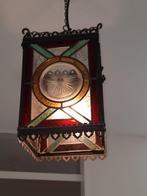 Leuke vinted lamp voor de liefhebber., Ophalen, Zo goed als nieuw, Glas
