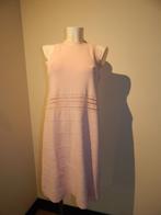 Ted Baker roze jurk stretch breisel open werkje golvend arm3, Maat 38/40 (M), Verzenden, Zo goed als nieuw, Knielengte