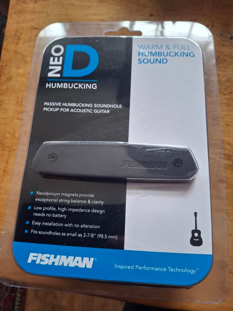 Fishman Neo-D Humbucker Pickup Akoestische Gitaar - Nieuw!, Ophalen of Verzenden