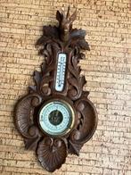 Werkende Antieke barometer weerstation Nederlands, Ophalen of Verzenden, Gebruikt, Weerstation