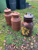 Melkbussen voor Carbid Schieten - Set van 3, Tuin en Terras, Ophalen, Zo goed als nieuw