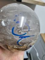 Grote bergkristal bol met ingesloten water, Ophalen of Verzenden, Mineraal