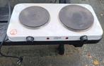 Elektrische kookplaat 2 pits - Camping, Witgoed en Apparatuur, Kookplaten, Ophalen, Gebruikt, 3 kookzones of minder, Vrijstaand