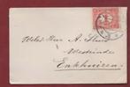 Envelop - uit Enkhuizen aan A. Sluis, Enkhuizen - 1917, Ophalen of Verzenden, Envelop