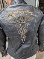 Leren dames jas harley davidson + Helm, Motoren, Ophalen, Jas | leer, Harley Davidson, Dames