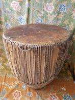 Grote antieke Afrikaanse Engoma drum uit Oeganda 49 cm., Antiek en Kunst, Ophalen of Verzenden
