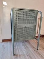 Metalen ladekast Nikkeby, 2 lades, grijs-groene kleur, Ophalen, Minder dan 50 cm, 1 of 2 laden, Zo goed als nieuw