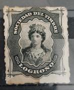 Spanje lokale belastingzegel Sociedad del Timbre Logrono, Postzegels en Munten, Ophalen of Verzenden, Postfris