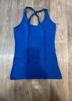 Cobalt blauwe kruisband top Studio anneloes, Zo goed als nieuw, Verzenden, Blauw, Maat 36 (S)