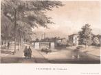 Utrecht Willemsbrug litho 1853 P.W. van de Weijer, Antiek en Kunst, Ophalen of Verzenden