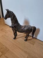 Prachtig gedetailleerde Bronzen paard 33x40, Verzamelen, Ophalen of Verzenden, Zo goed als nieuw, Paard, Beeldje of Figuurtje