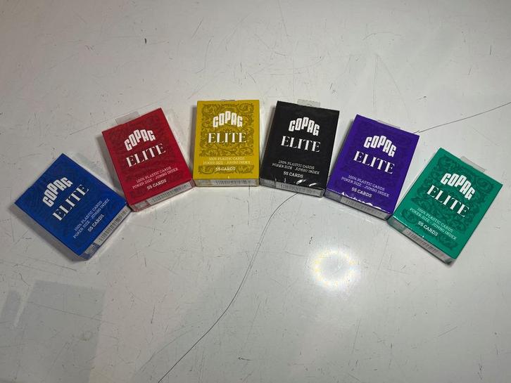 NIEUW Copag Elite 100% Plastic Jumbo Index speelkaarten, Verzamelen, Speelkaarten, Jokers en Kwartetten, Zo goed als nieuw, Speelkaart(en)