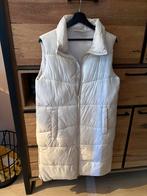 Ecru bodywarmer maat 38 met zijritsen, Kleding | Dames, Bodywarmers, Ophalen of Verzenden, Zo goed als nieuw, Maat 38/40 (M), Beige