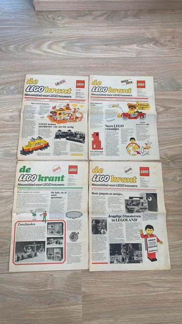 4 lego kranten. beschikbaar voor biedingen