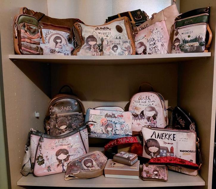 Diverse prachtige en vaak nieuwe Anekke tassen enz!, Sieraden, Tassen en Uiterlijk, Tassen | Damestassen, Zo goed als nieuw, Overige kleuren