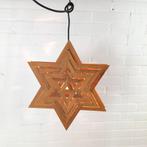 Vintage houten kerstster 40 cm  met verlichting jaren 70, Diversen, Kerst, Ophalen of Verzenden, X, X, X
