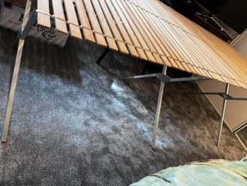 Twee professionele inklapbare marktkramen tafels beschikbaar voor biedingen