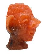 Beeld Mathieu Geurts – roodoranje hoofd, Nederland 2020, Antiek en Kunst, Kunst | Beelden en Houtsnijwerken, Ophalen of Verzenden