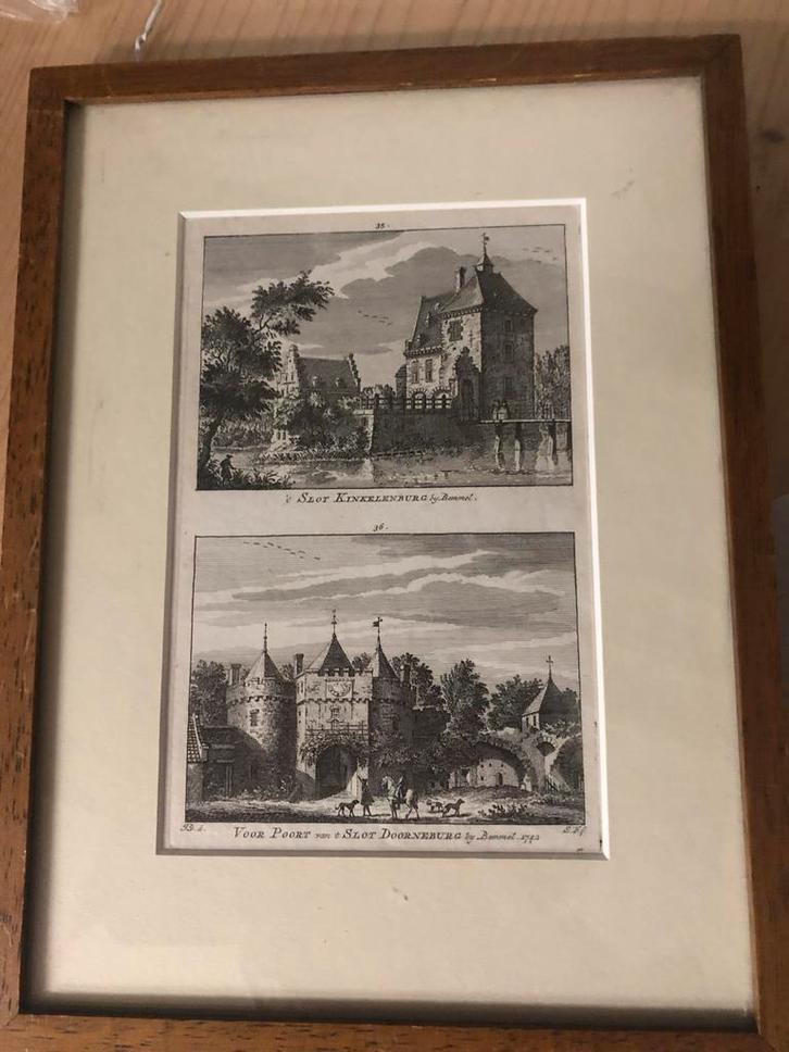 Hendrik Spilman Antieke Prenten, Antiek en Kunst, Kunst | Etsen en Gravures, Ophalen of Verzenden