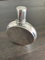 Vintage Verzilverd Zakflesje, Antiek en Kunst, Ophalen of Verzenden, Zilver