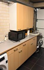 Gratis Keukenblok met bovenkastjes, Ophalen, Gebruikt, Overige kleuren, Enkelwandige keuken