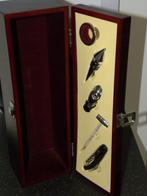 Luxe Wijnkoffer met accessoires, Ophalen of Verzenden, Zo goed als nieuw, Minder dan 5 flessen, Minder dan 50 cm