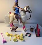 Vintage Barbie Springpaard met Accessoires, Ophalen of Verzenden, Gebruikt, Barbie