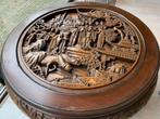 salontafel chinees houtsnijwerk, Ophalen