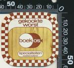 Sticker: Boekos - Gekookte Worst - Boekel, Verzamelen, Stickers, Ophalen of Verzenden