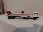 Efsi Mercedes Benz truck met oplegger Les Routiers, Hobby en Vrije tijd, Modelauto's | 1:87, Ophalen of Verzenden, Gebruikt, Bus of Vrachtwagen
