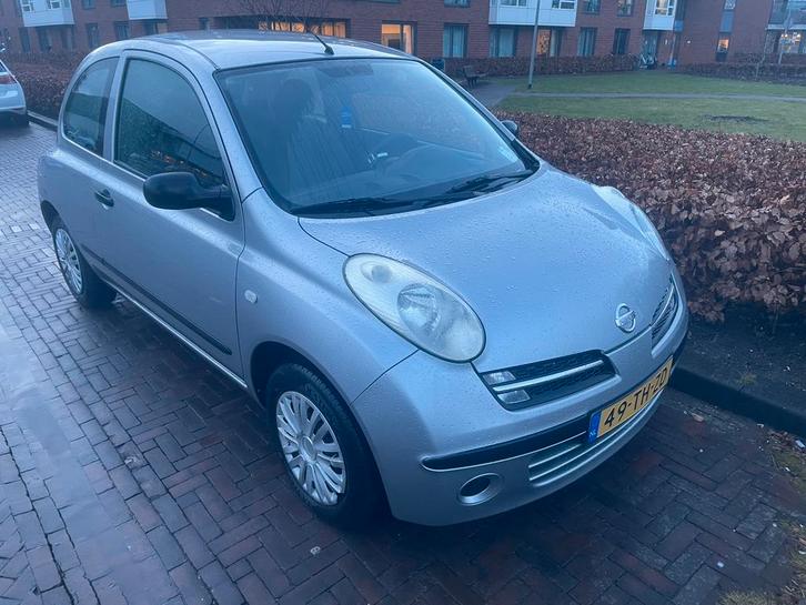 Nissan Micra 1.2 48KW 3DR 2006 Grijs, Auto's, Nissan, Particulier, Micra, Benzine, C, Hatchback, Handgeschakeld, Origineel Nederlands
