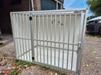Hundos aluminium bench xxl, Dieren en Toebehoren, Hondenhokken, Ophalen, Gebruikt, 110 cm of meer, 65 tot 100 cm