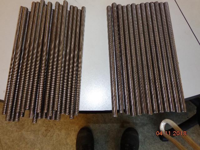 RVS 304   draadeind  M 10  en M 12, Doe-het-zelf en Verbouw, IJzerwaren en Bevestigingsmiddelen, Nieuw, 250 mm of meer, Rvs, Ophalen of Verzenden