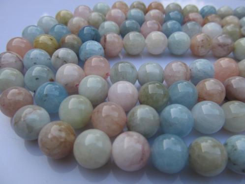 Beryl kraal rond diverse tinten circa 10 mm, Hobby en Vrije tijd, Kralen en Sieraden maken, Nieuw, Kraal, Ophalen