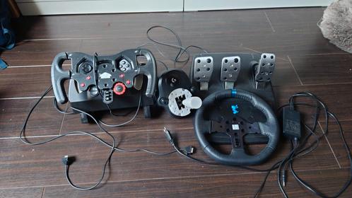 Logitech G29 upgraded set incl shifter, Computers en Software, Joysticks, Zo goed als nieuw, Ophalen