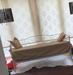 Wit staal bed ikea 1 persoons met matras, Huis en Inrichting, Slaapkamer | Bedden, 90 cm, Eenpersoons, Wit, Nieuw