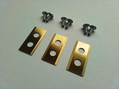 Set van 9 Worx robotmaaier mesjes titanium incl. schroeven, Tuin en Terras, Robotmaaiers, Nieuw, Ophalen of Verzenden