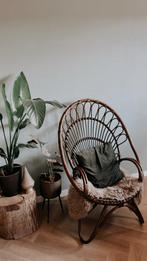 Rotan stoel | vintage stoel, Ophalen, Gebruikt, Rotan