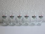 6 Heineken bierglazen, Ophalen of Verzenden, Zo goed als nieuw, Glas of Glazen, Heineken