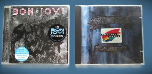 Bon Jovi~Slippery when wet en New Jersey~2x cd '80, Cd's en Dvd's, Cd's | Rock, Zo goed als nieuw, Poprock, Ophalen of Verzenden