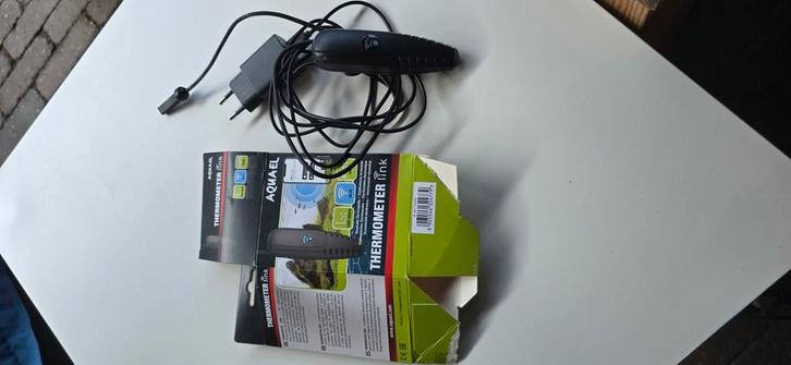 (16) Aquarium thermometer met app, Dieren en Toebehoren, Vissen | Aquaria en Toebehoren, Zo goed als nieuw, Verlichting of Verwarming